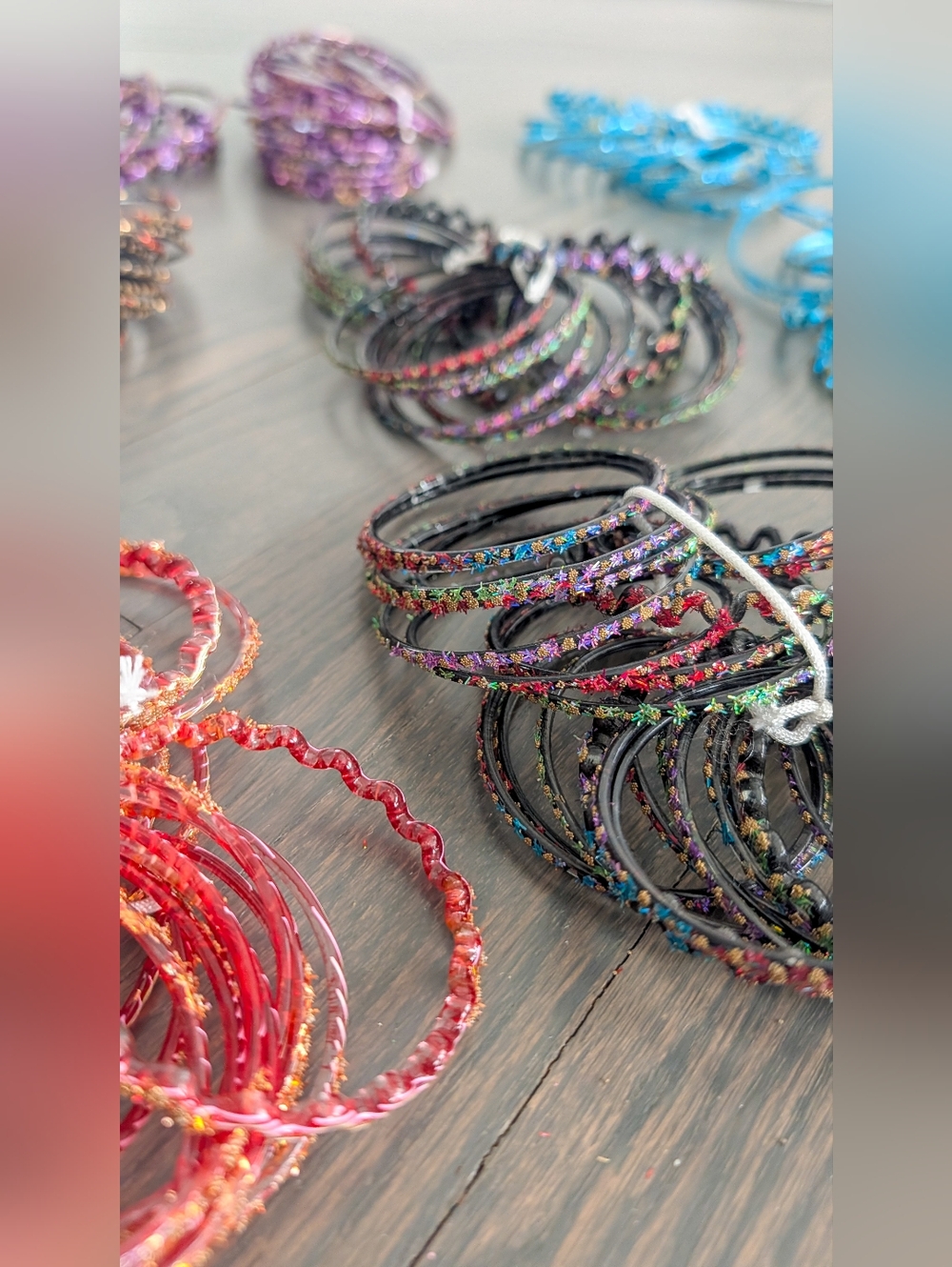 Bundle of Pakistani Indian Glass Bangles (Choorian) Sets - Picture 2 of 6